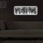 Wallity Lienzo Decorativo Iluminado con LED 30x90 cm Multicolor